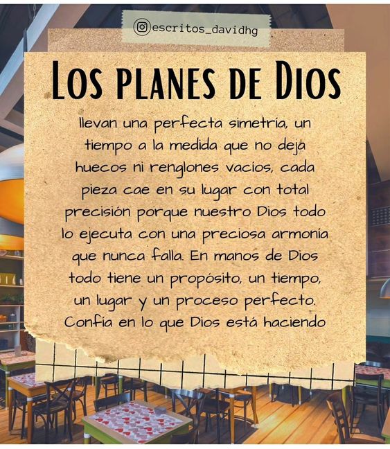Los Planes de Dios